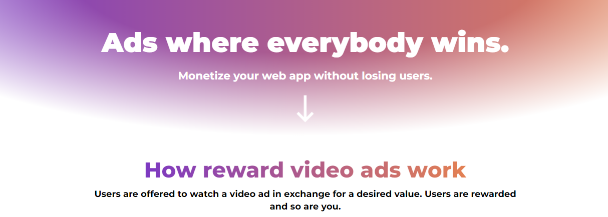 A New Era: Expanding Rewarded Video Ads to Web SaaS Sites