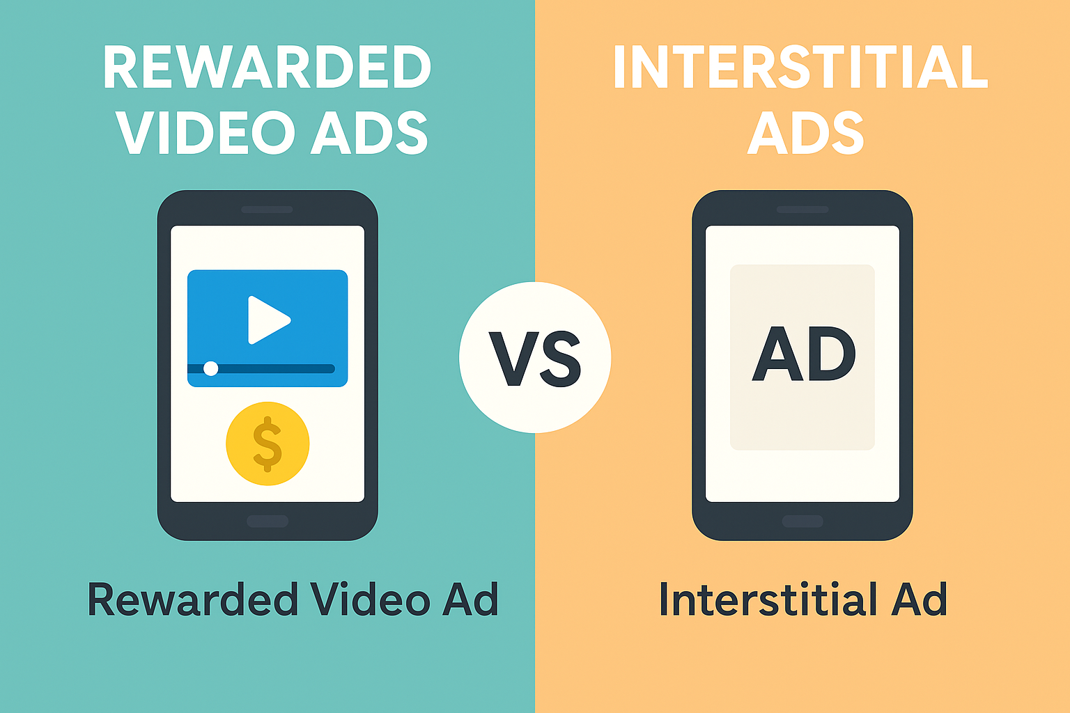 rewarded video vs interstial