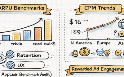 Web Game Monetization Benchmarks: ARPU, CPMs, and Rewarded Ad Engagement Rates