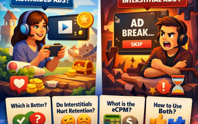 Rewarded Ads vs Interstitials for Web Games: Retention Vs Revenue at Scale