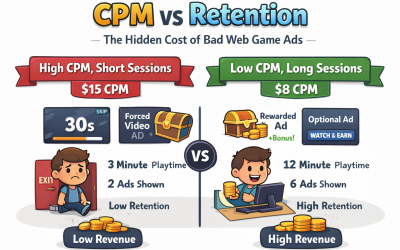 CPM vs Retention: The Hidden Cost of Bad Web Game Ads